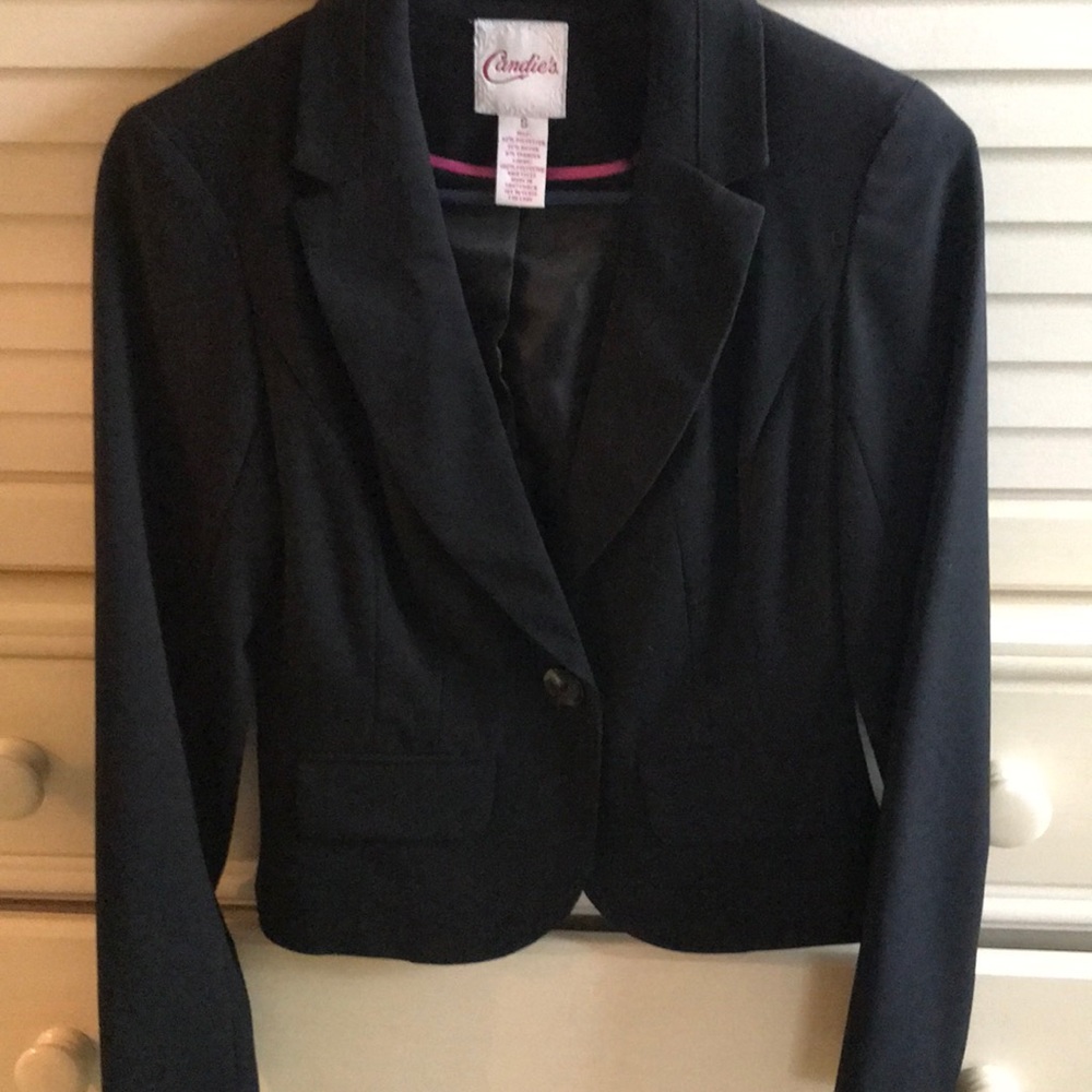 Black suit jacket